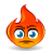 Irritated Flame Poof